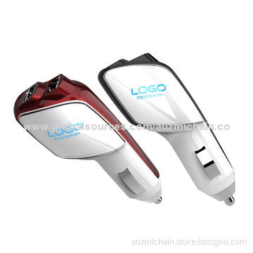 New Car Chargers, 2 Ports 3.1A, Compatible for iPod/iPhone/iPad/Tablet/GPS/Digital Camera and More